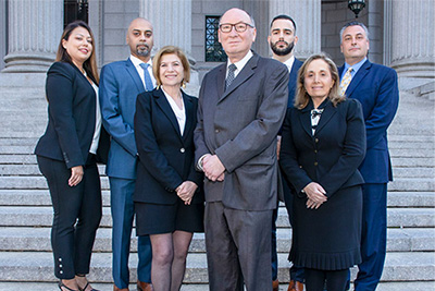 Lawyer working with client Lawyer working with client