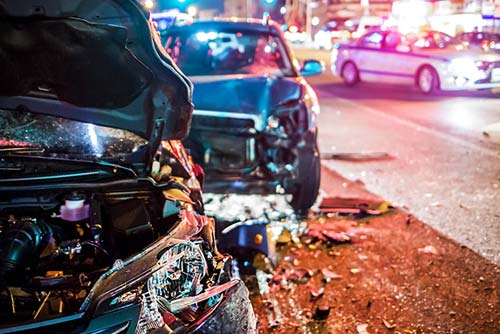Car Crash with police Car Crash with police
